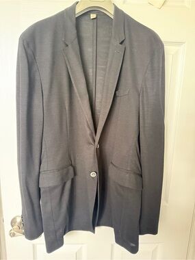 Burberry Black Sport Coat Blazer